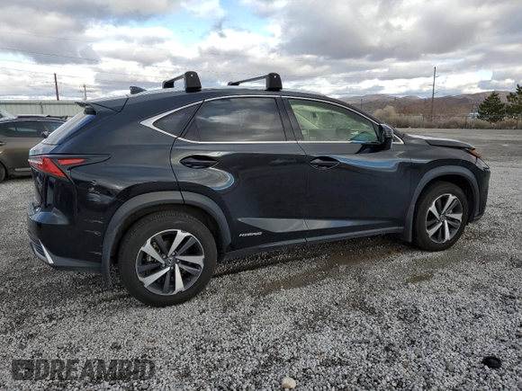 2021 Lexus NX with VIN JTJGJRDZ7M2166130, listed as a Copart auction lot 84649604 with 58,780 mi miles and Salvage Title. Bid and sale history available at carsss.com. Image 3.