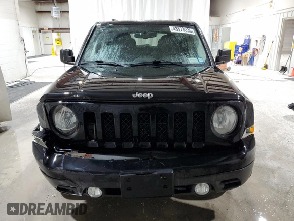 2017 Jeep Patriot High Altitude with VIN 1C4NJRFB4HD124583, listed as a Copart auction lot 48573335 with 163,047 mi miles and Salvage Title. Bid and sale history available at carsss.com. Image 5.