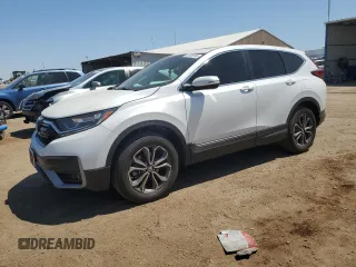 2021 Honda CR-V EX-L with VIN 5J6RW2H80MA013739, listed as a Copart auction lot 61015755 with 19,363 mi miles and Salvage title. Bid and sale history available at DreamBid. Image 1.