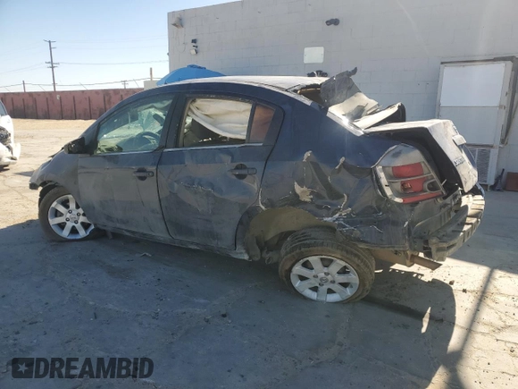 2008 Nissan Sentra S with VIN 3N1AB61E38L691103, listed as a Copart auction lot 58965325 with 175,022 mi miles and Salvage title. Bid and sale history available at DreamBid. Image 2.