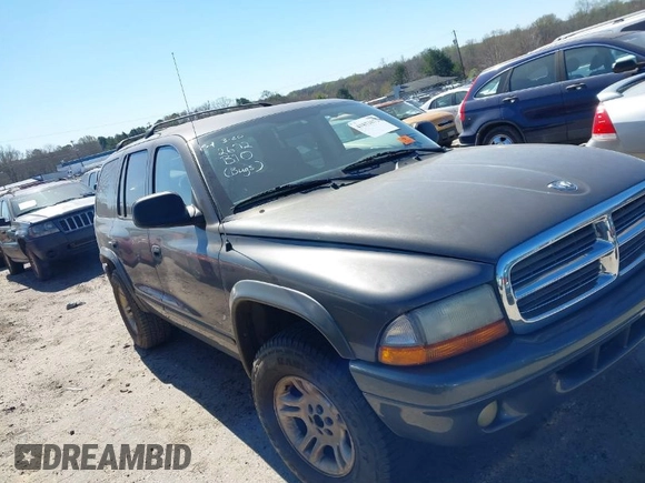 2003 Dodge Durango SLT with VIN 1D4HS48N43F566123, listed as a IAAI auction lot 41852672 with 268,376 mi miles and . Bid and sale history available at DreamBid. Image 1.