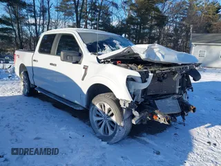 2022 Ford F-150 XL with VIN 1FTEW1EP8NKE45064, listed as a IAAI auction lot 41329954 with 26,489 mi miles and . Bid and sale history available at DreamBid. Image 1.