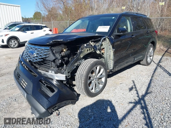 2021 Ford Explorer Platinum with VIN 1FM5K8HC8MGC50172, listed as a IAAI auction lot 41346866 with 59,704 mi miles. Bid and sale history available at carsss.com. Image 2.
