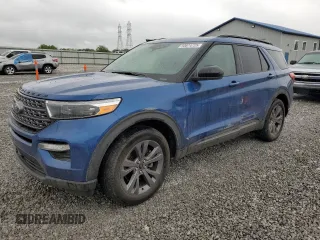 2022 Ford Explorer XLT z VIN 1FMSK8DH8NGC12804, wystawiony jako Copart lot #55874725 z przebiegiem 42 738 mil mil oraz Szkoda całkowita • Salvage title. Historia ofert i sprzedaży dostępna na DreamBid. Obrazek 1.
