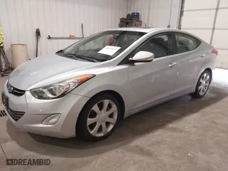 2012 Hyundai Elantra GLS with VIN 5NPDH4AE8CH100012, listed as a IAAI auction lot 40133634 with 82,423 mi miles. Bid and sale history available at carsss.com. Image 2.