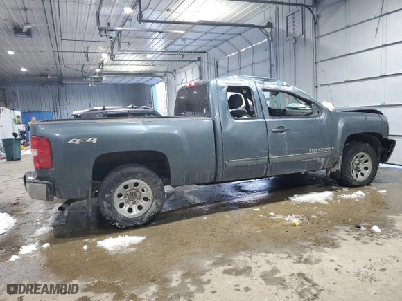 2009 Chevrolet Silverado 1500 LT with VIN 1GCEK29CX9Z276042, listed as a Copart auction lot 43861045 with 124,143 mi miles and Salvage Title. Bid and sale history available at carsss.com. Image 3.