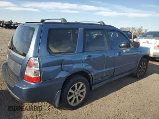 2007 Subaru Forester X w/Premium Pkg with VIN JF1SG65627H714993, listed as a Copart auction lot 82186004 with 210,408 mi miles and Salvage Title. Bid and sale history available at carsss.com. Image 3.