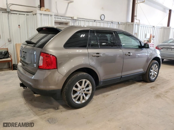 2014 Ford Edge SEL with VIN 2FMDK4JCXEBB23785, listed as a Copart auction lot 50550195 with 127,489 mi miles and Salvage Title. Bid and sale history available at carsss.com. Image 3.