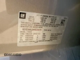 2017 Cadillac Escalade ESV Luxury z VIN 1GYS3HKJ9HR239875, wystawiony jako Copart lot #53777875 z przebiegiem 130 277 mil mil oraz Szkody całkowita. Historia ofert i sprzedaży dostępna na DreamBid. Obrazek 12.
