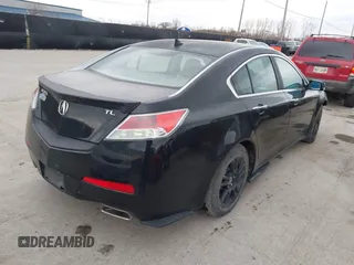 2010 Acura TL Tech with VIN 19UUA8F57AA002874, listed as a IAAI auction lot 41898535 with 185,566 mi miles. Bid and sale history available at carsss.com. Image 4.