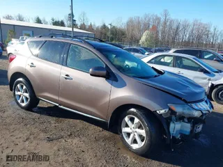 2010 Nissan Murano LE with VIN JN8AZ1MW3AW114351, listed as a IAAI auction lot 41884156 with 233,983 mi miles. Bid and sale history available at carsss.com. Image 1.
