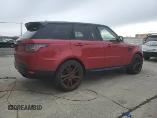2018 Land Rover Range Rover Sport HSE with VIN SALWR2RVXJA198813, listed as a Copart auction lot 50330145 with 151,499 mi miles and Clean Title. Bid and sale history available at carsss.com. Image 3.