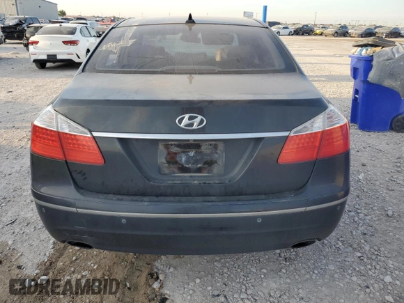 2009 Hyundai Genesis with VIN KMHGC46E19U020470, listed as a Copart auction lot 68014994 with 181,643 mi miles and Salvage Title. Bid and sale history available at carsss.com. Image 6.