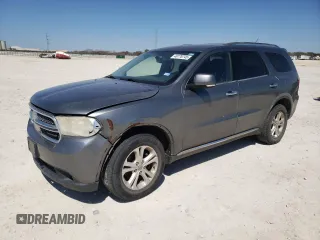 2013 Dodge Durango Crew with VIN 1C4RDHDG9DC539240, listed as a Copart auction lot 48778745 with 195,595 mi miles and Clean Title. Bid and sale history available at carsss.com. Image 1.