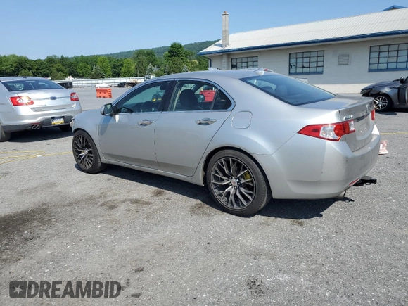 2010 Acura TSX with VIN JH4CU2F62AC023206, listed as a Copart auction lot 62390285 with Not provided miles and Salvage title. Bid and sale history available at DreamBid. Image 2.