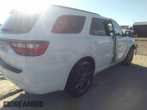 2018 Dodge Durango GT with VIN 1C4RDJDG5JC198129, listed as a IAAI auction lot 31690446 with 21,607 mi miles and . Bid and sale history available at DreamBid. Image 4.