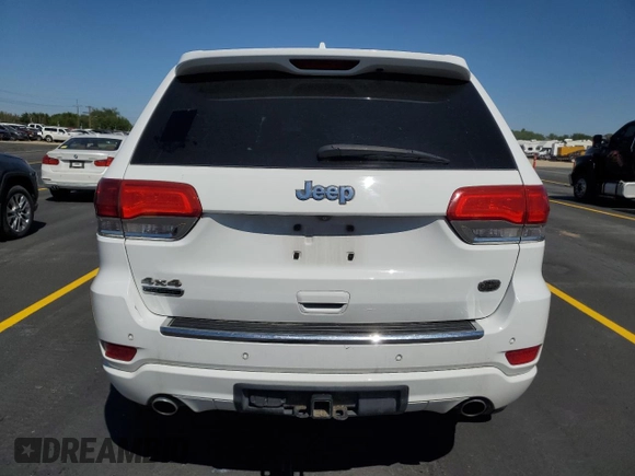 2015 Jeep Grand Cherokee Overland with VIN 1C4RJFCM4FC618516, listed as a Copart auction lot 58671455 with 221,550 mi miles and Clean title. Bid and sale history available at DreamBid. Image 6.