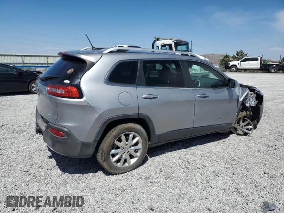 2014 Jeep Cherokee Limited z VIN 1C4PJMDB7EW173601, wystawiony jako Copart lot #61677255 z przebiegiem 180 446 mil mil oraz Szkoda całkowita • Salvage title. Historia ofert i sprzedaży dostępna na DreamBid. Obrazek 3.
