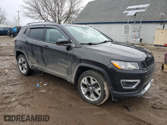 2019 Jeep Compass Limited z VIN 3C4NJDCB0KT647592, wystawiony jako Copart lot #46827035 z przebiegiem 68 516 mil mil oraz Czysty tytuł • Clean title. Historia ofert i sprzedaży dostępna na DreamBid. Obrazek 4.