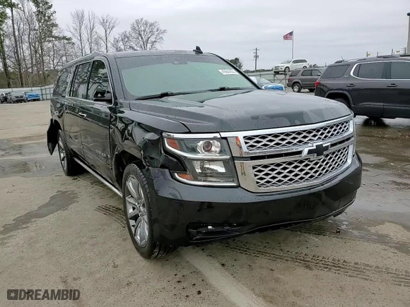 2018 Chevrolet Suburban Premier with VIN 1GNSCJKC0JR226427, listed as a Copart auction lot 45642655 with 118,421 mi miles and Salvage Title. Bid and sale history available at carsss.com. Image 14.