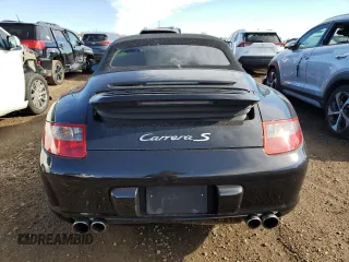 2006 Porsche 911 Carrera S with VIN WP0CB29946S765147, listed as a Copart auction lot 77937354 with 35,028 mi miles and Salvage Title. Bid and sale history available at carsss.com. Image 6.
