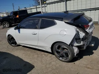 2019 Hyundai Veloster Turbo R-Spec with VIN KMHTH6ABXKU014312, listed as a Copart auction lot 48380155 with 67,515 mi miles and Salvage Title. Bid and sale history available at carsss.com. Image 2.