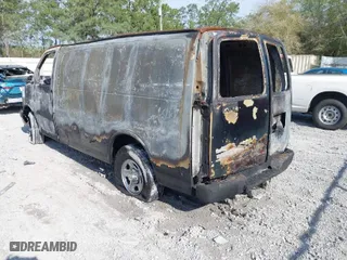 2008 Chevrolet Express Cargo Van with VIN 1GCFG15X381178606, listed as a IAAI auction lot 41903651 with 1 mi miles. Bid and sale history available at carsss.com. Image 3.