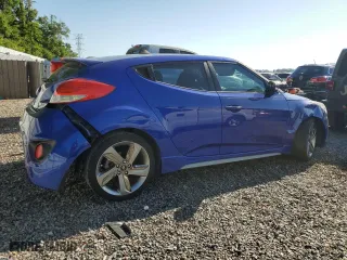 2013 Hyundai Veloster Turbo w/Black Int with VIN KMHTC6AE4DU101263, listed as a Copart auction lot 51731785 with 97,341 mi miles and Non Repairable. Bid and sale history available at carsss.com. Image 3.