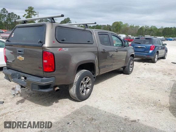 2016 Chevrolet Colorado 4WD Z71 with VIN 1GCGTDE35G1190026, listed as a IAAI auction lot 41936805 with 98,134 mi miles. Bid and sale history available at carsss.com. Image 4.
