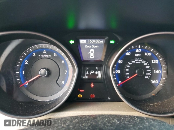 2014 Hyundai Elantra with VIN KMHD35LH8EU203222, listed as a Copart auction lot 76104834 with 160,432 mi miles and Clean Title. Bid and sale history available at DreamBid. Image 9.