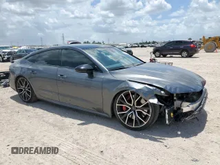 2021 Audi S7 Prestige z VIN WAUSFBF25MN079151, wystawiony jako Copart lot #60150615 z przebiegiem 37 381 mil mil oraz Szkoda całkowita • Salvage title. Historia ofert i sprzedaży dostępna na DreamBid. Obrazek 4.