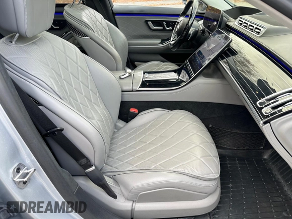 2021 Mercedes-Benz S 580 z VIN W1K6G7GB8MA039284, wystawiony jako Copart lot #59511805 z przebiegiem 78 056 mil mil oraz Czysty tytuł • Clean title. Historia ofert i sprzedaży dostępna na DreamBid. Obrazek 5.