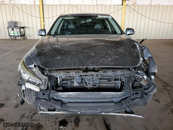 2017 Infiniti Q50 3.0t Premium with VIN JN1EV7AP7HM742690, listed as a Copart auction lot 47814295 with NaN miles and Salvage Title. Bid and sale history available at carsss.com. Image 5.