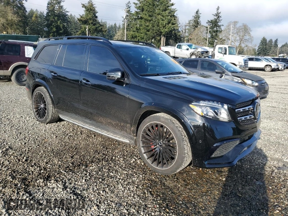 2017 Mercedes-Benz GLS with VIN 4JGDF7FE0HA755288, listed as a Copart auction lot 87901615 with 60,886 mi miles and Clean Title. Bid and sale history available at carsss.com. Image 4.