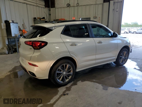 2022 Buick Encore GX Select with VIN KL4MMESL7NB048031, listed as a Copart auction lot 57319015 with 4,015 mi miles and Non repairable. Bid and sale history available at DreamBid. Image 3.