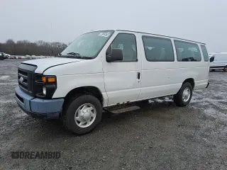 2014 Ford Econoline Cargo Commercial with VIN 1FTNS2EW2EDA67157, listed as a Copart auction lot 52833565 with 136,783 mi miles and Clean Title. Bid and sale history available at carsss.com. Image 1.