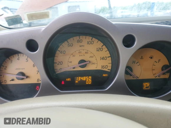 2005 Nissan Murano SL z VIN JN8AZ08W95W441878, wystawiony jako Copart lot #59869955 z przebiegiem 134 850 mil mil oraz Nie do naprawy • Non repairable. Historia ofert i sprzedaży dostępna na DreamBid. Obrazek 9.