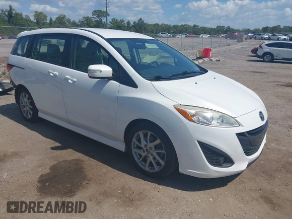 2013 Mazda 5 Touring with VIN JM1CW2CL8D0153437, listed as a IAAI auction lot 42181891 with 118,610 mi miles and . Bid and sale history available at DreamBid. Image 1.