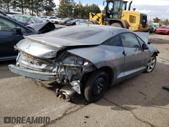 2007 Mitsubishi Eclipse GS with VIN 4A3AK24F77E034729, listed as a Copart auction lot 38911574 with Not Provided miles and Salvage Title. Bid and sale history available at DreamBid. Image 3.