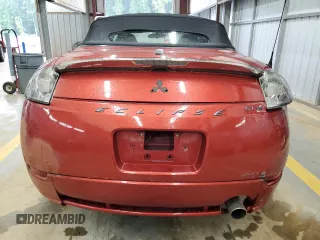 2008 Mitsubishi Eclipse GT with VIN 4A3AL35TX8E007128, listed as a Copart auction lot 72209194 with 0 mi miles and Salvage Title. Bid and sale history available at carsss.com. Image 6.