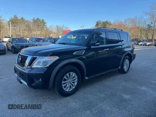 2017 Nissan Armada SV with VIN JN8AY2NC9H9501489, listed as a Copart auction lot 52815725 with 145,205 mi miles and Clean Title. Bid and sale history available at carsss.com. Image 2.