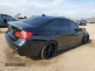 2014 BMW 3 Series 335i xDrive with VIN WBA3B9C58EP458979, listed as a Copart auction lot 53272855 with 120,565 mi miles and Salvage title. Bid and sale history available at DreamBid. Image 3.