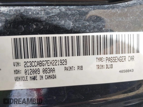 2014 Chrysler 300 with VIN 2C3CCABG7EH221929, listed as a IAAI auction lot 41700351 with 129,632 mi miles. Bid and sale history available at carsss.com. Image 9.