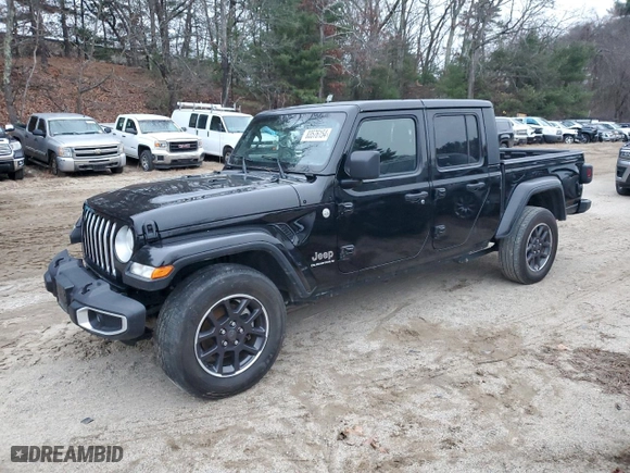 2023 Jeep Gladiator Overland with VIN 1C6HJTFG4PL550551, listed as a Copart auction lot 83576154 with 0 mi miles and Salvage Title. Bid and sale history available at carsss.com. Image 1.