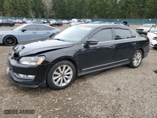 2012 Volkswagen Passat SEL with VIN 1VWCP7A38CC089407, listed as a Copart auction lot 48039675 with 181,618 mi miles and Salvage Title. Bid and sale history available at carsss.com. Image 1.
