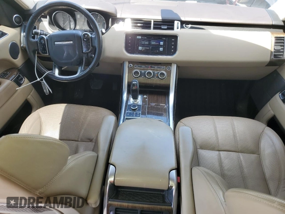 2016 Land Rover Range Rover Sport HSE with VIN SALWR2PFXGA664616, listed as a Copart auction lot 58308375 with 110,139 mi miles and Salvage title. Bid and sale history available at DreamBid. Image 8.