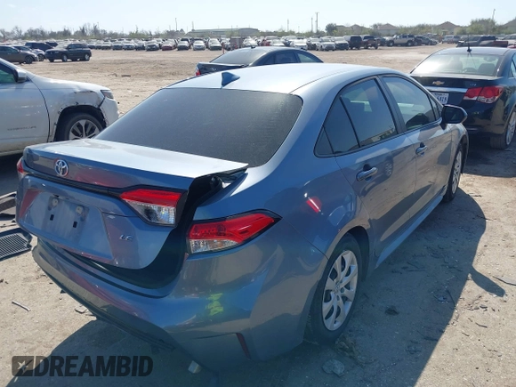 2023 Toyota Corolla LE z VIN 5YFB4MDE9PP004980, wystawiony jako IAAI lot #41788099 z przebiegiem 21 650 mil mil oraz . Historia ofert i sprzedaży dostępna na DreamBid. Obrazek 4.