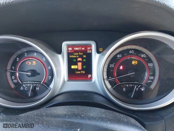 2018 Dodge Journey GT with VIN 3C4PDDEG2JT254393, listed as a IAAI auction lot 41628415 with NaN miles. Bid and sale history available at carsss.com. Image 7.