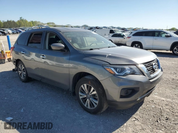 2020 Nissan Pathfinder S with VIN 5N1DR2AN4LC618367, listed as a Copart auction lot 53121335 with 46,683 mi miles and Salvage title. Bid and sale history available at DreamBid. Image 4.