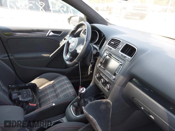 2012 Volkswagen Golf GTI w/Sunroof & Navi PZEV with VIN WVWGD7AJ8CW227604, listed as a IAAI auction lot 42483080 with 176,130 mi miles and . Bid and sale history available at DreamBid. Image 5.